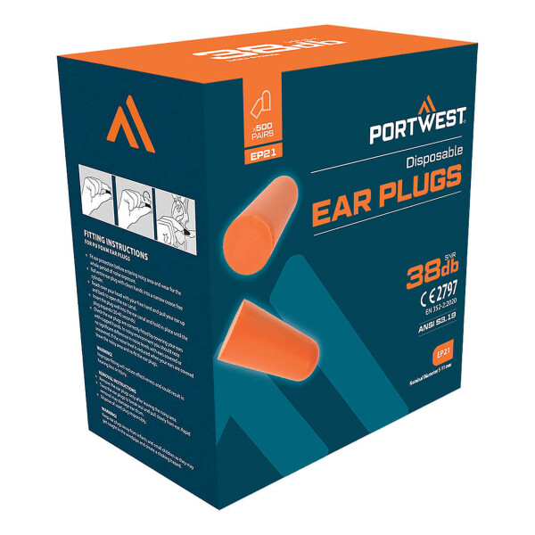 Ear Plug Dispenser Refill Pack (500 Pairs) Thumbnail